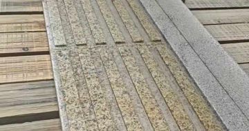 许昌黄金麻盲道石 盲条