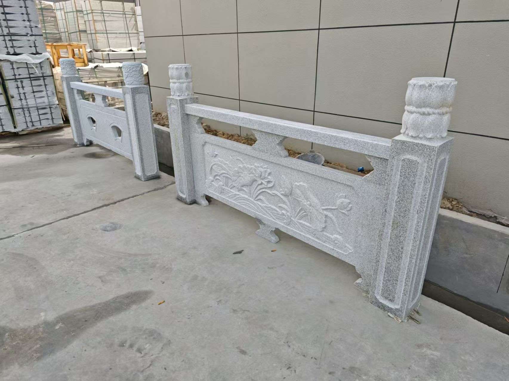 许昌芝麻白河道栏杆 石材栏杆