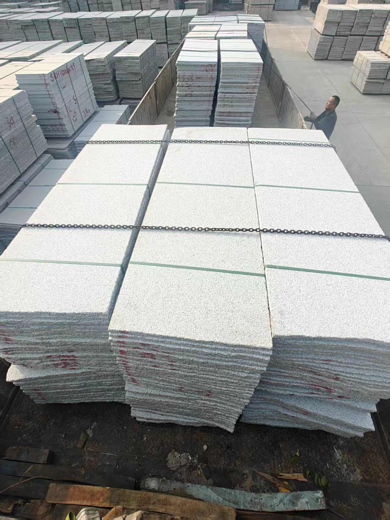 许昌芝麻白毛板，石材毛板