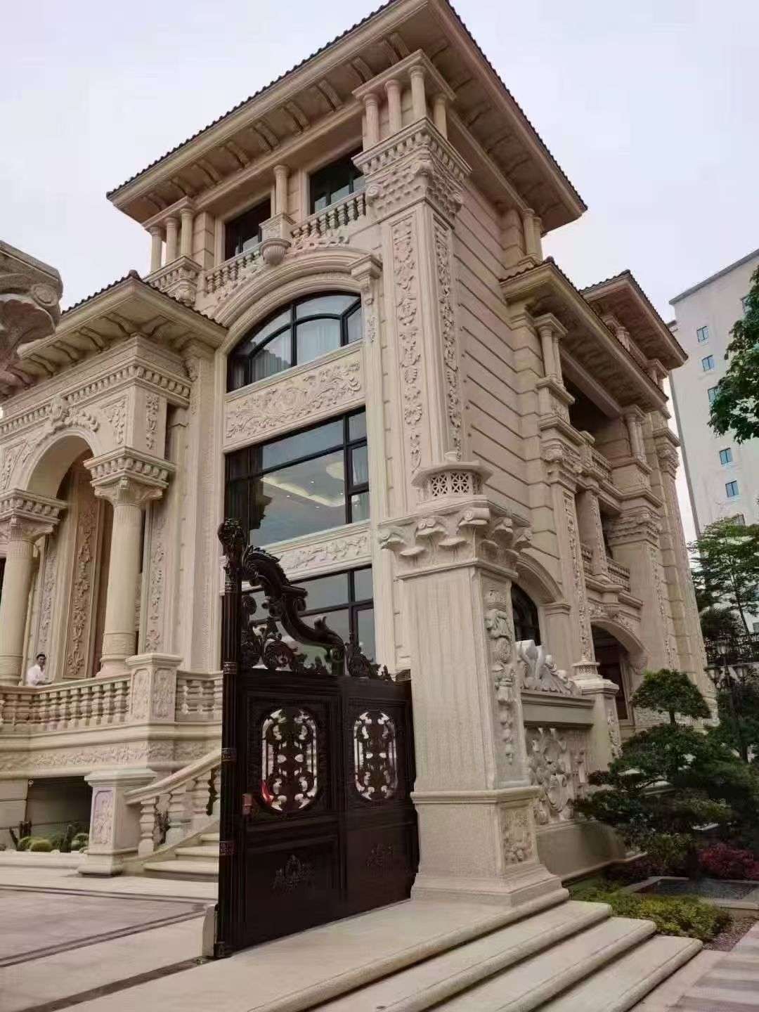 许昌黄金麻别墅外墙异形定制